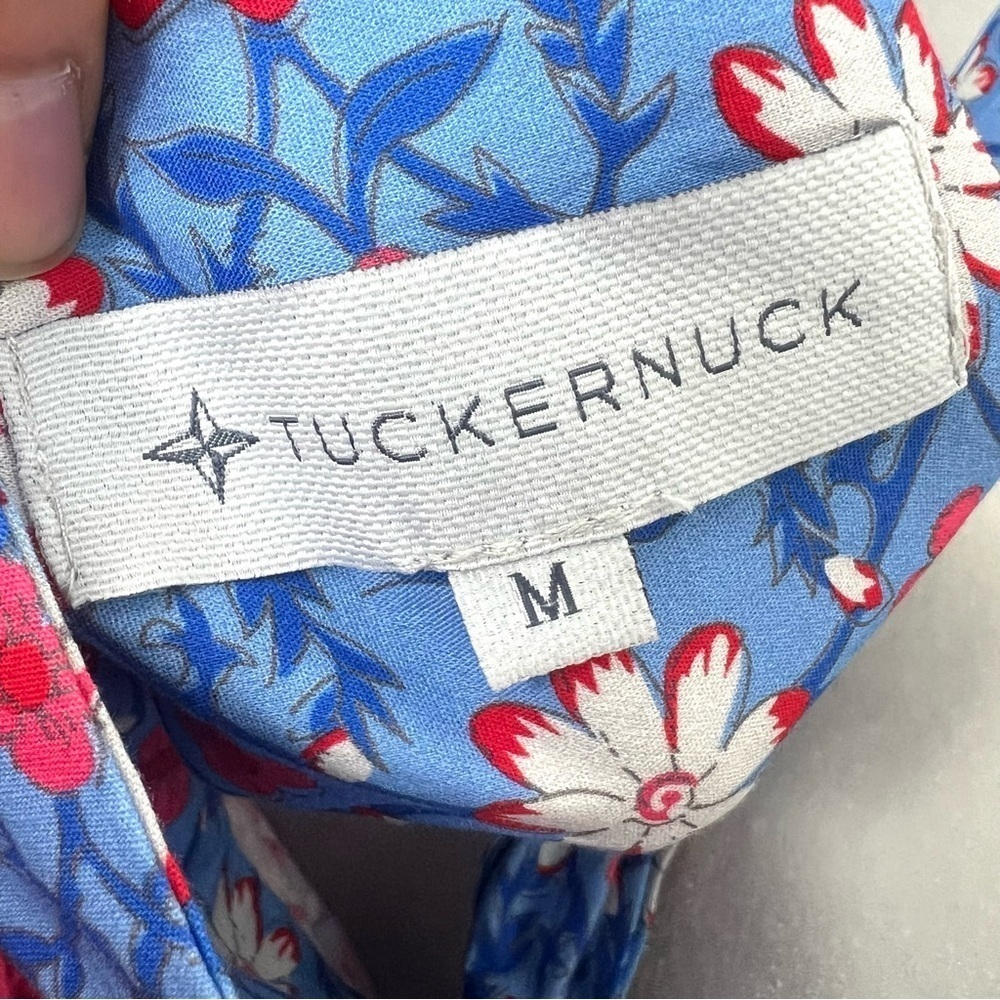 Tuckernuck floral Halfter wrap maxi dress size M - Picture 8 of 9